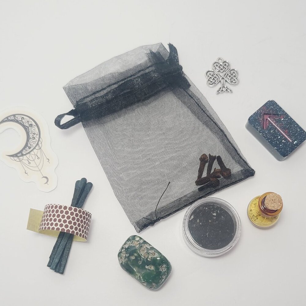 Mystical Intention Ritual Kit – Crystals, Stones, Herbs & More - Picture 7 of 10